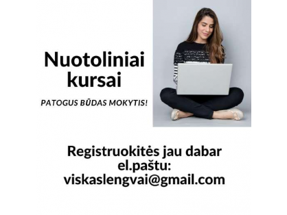 Įvairūs nuotoliniai kursai